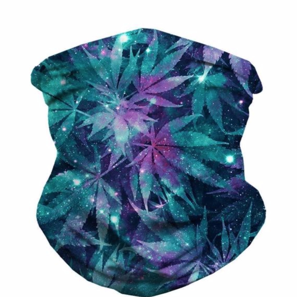 Ganja Galaxy Seamless Rave Mask